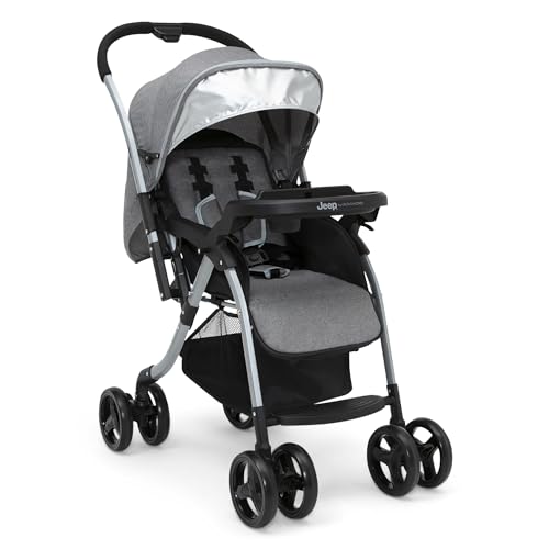 Jeep Unlimited Reversible Handle Stroller (Grey Tweed) - Kidsy
