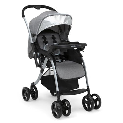 Jeep Unlimited Reversible Handle Stroller (Grey Tweed) - Kidsy