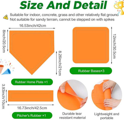 Jenaai 18 Pcs Sports Kickball Set 10 inch (Red) - Kidsy