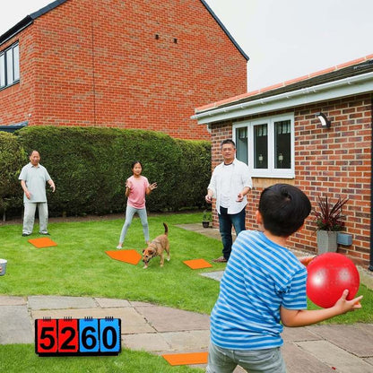 Jenaai 18 Pcs Sports Kickball Set 10 inch (Red) - Kidsy