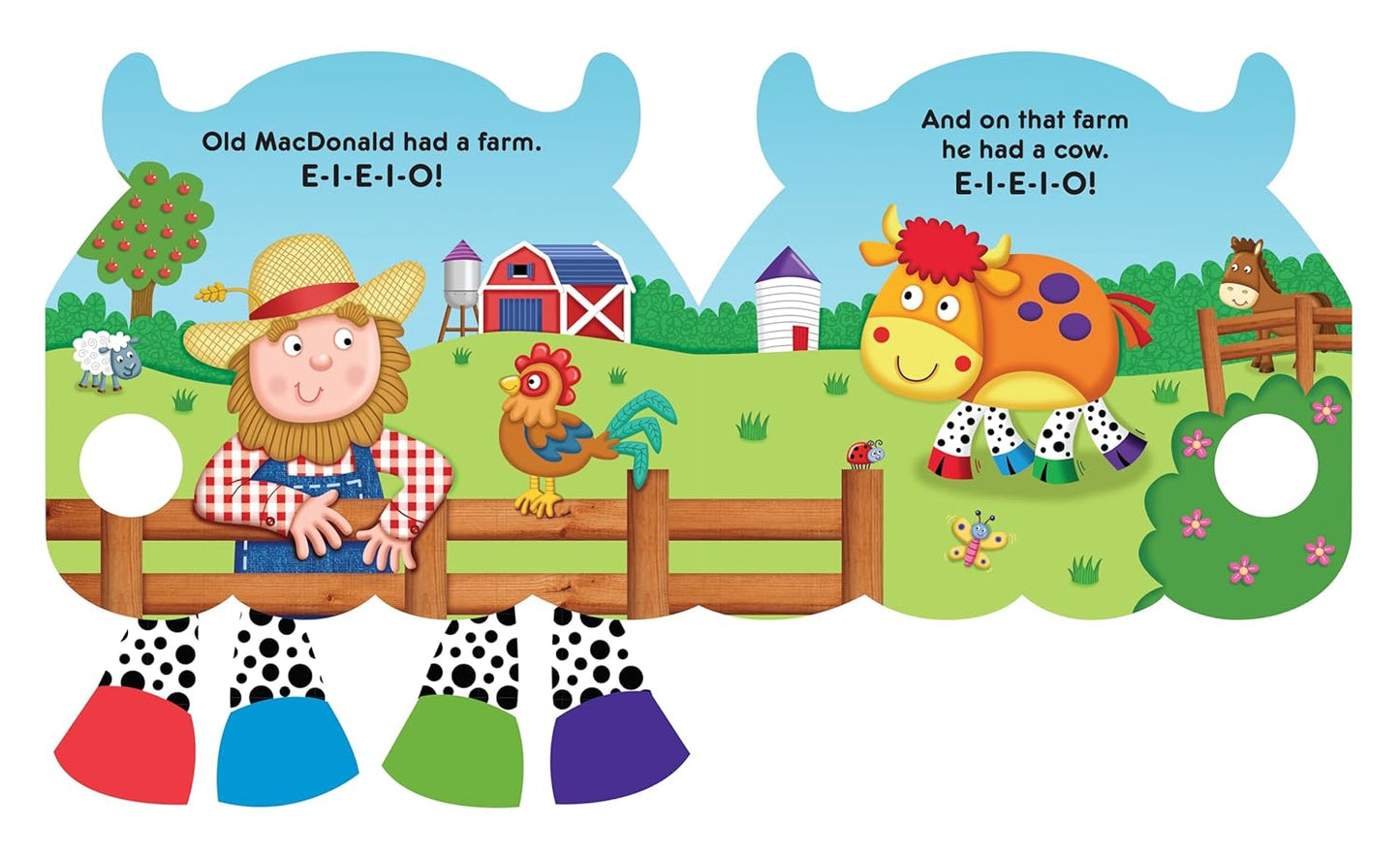 Jiggle & Discover Old MacDonald Deluxe Interactive Board Book - Kidsy