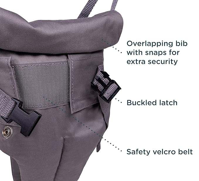 Jolly Jumper Classic Baby Jumper with Stand (Grey) - Kidsy