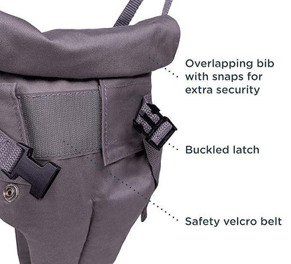 Jolly Jumper Classic Baby Jumper with Stand (Grey) - Kidsy