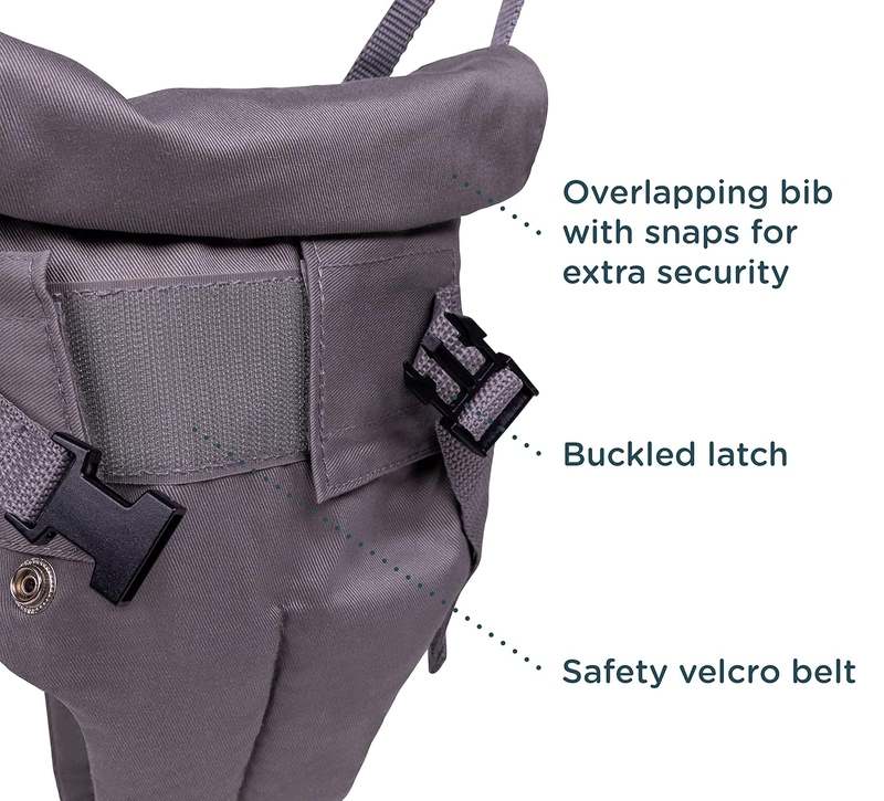 Jolly Jumper *Elite* Safari Print Saddle (Grey Safari) - Kidsy