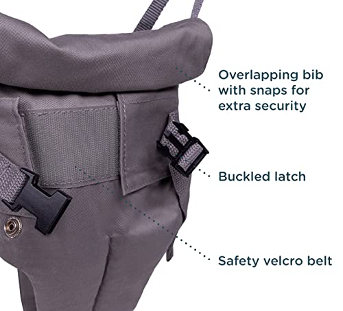 Jolly Jumper **Elite** - The Original Jolly Jumper with Super Stand (Gray) - Kidsy