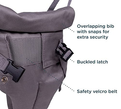 Jolly Jumper **Elite** - The Original Jolly Jumper with Super Stand (Gray) - Kidsy