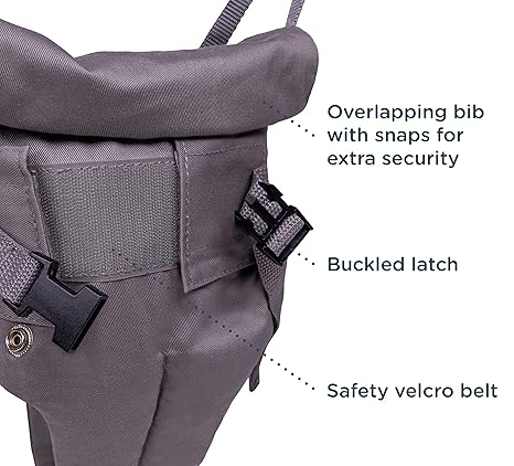 Jolly Jumper Original Baby Exerciser (Grey Safari Saddle) - Kidsy