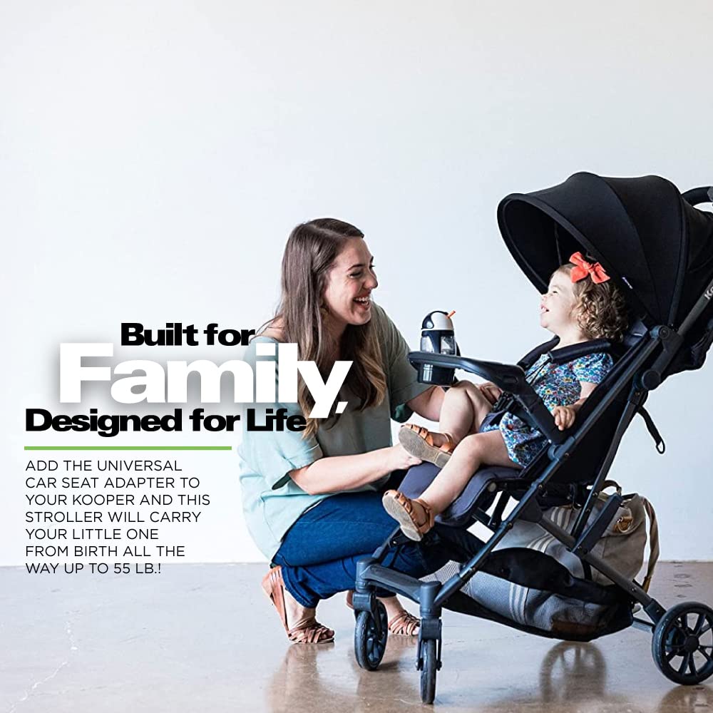 Joovy Kooper Lightweight Baby Stroller with Compact Fold (Forged Iron) - Kidsy