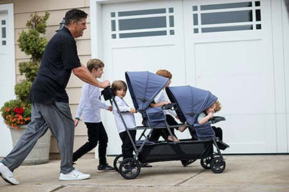 New Joovy Big Caboose Triple Stroller (Jet)