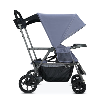 New Joovy Caboose Ultralight Sit and Stand Double Stroller (Slate)