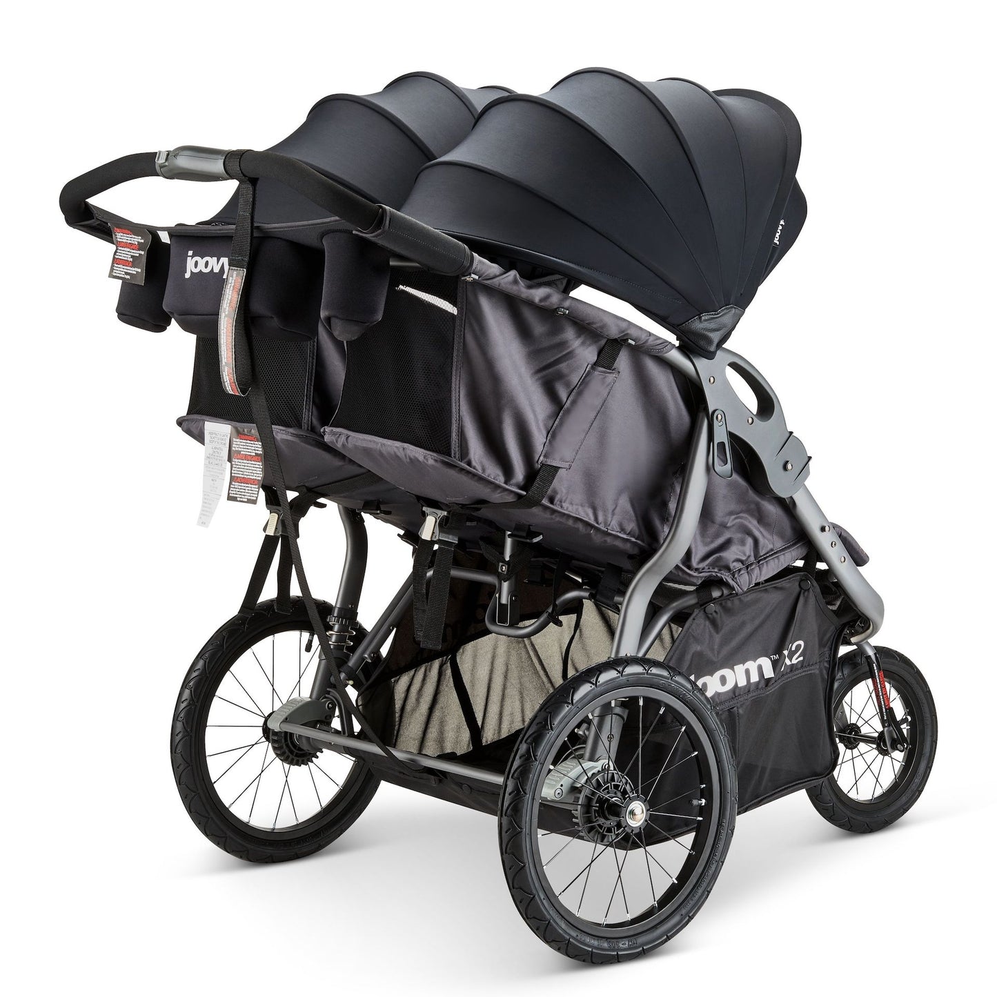 Joovy Zoom X2 Lightweight Double Jogging Stroller (Forged Iron)