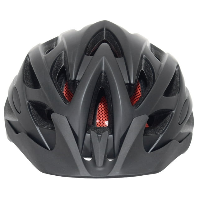 Kent Adult Bike Helmet (Matte Black/Red) - Kidsy
