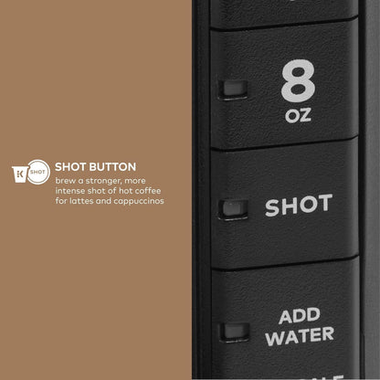 Keurig K - Café Barista Bar Single Serve Coffee Maker and Frother (Black) - Kidsy