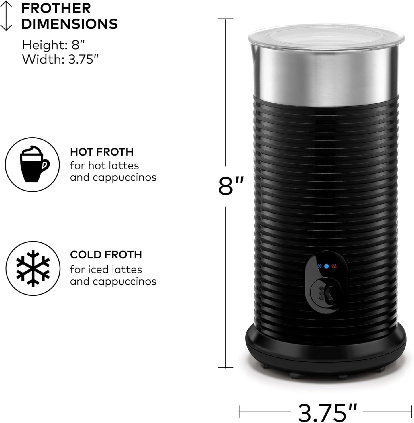 Keurig K - Café Barista Bar Single Serve Coffee Maker and Frother (Black) - Kidsy