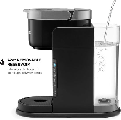 Keurig K - Café Barista Bar Single Serve Coffee Maker and Frother (Black) - Kidsy