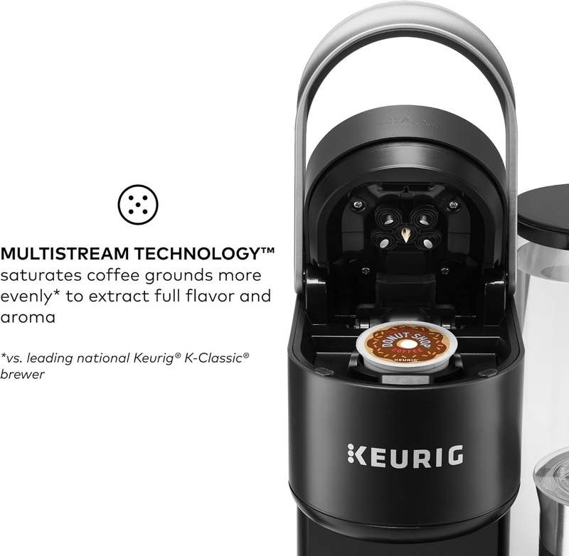 Keurig K - Cafe SMART Single Serve K - Cup Pod Coffee Maker (Black) - Kidsy