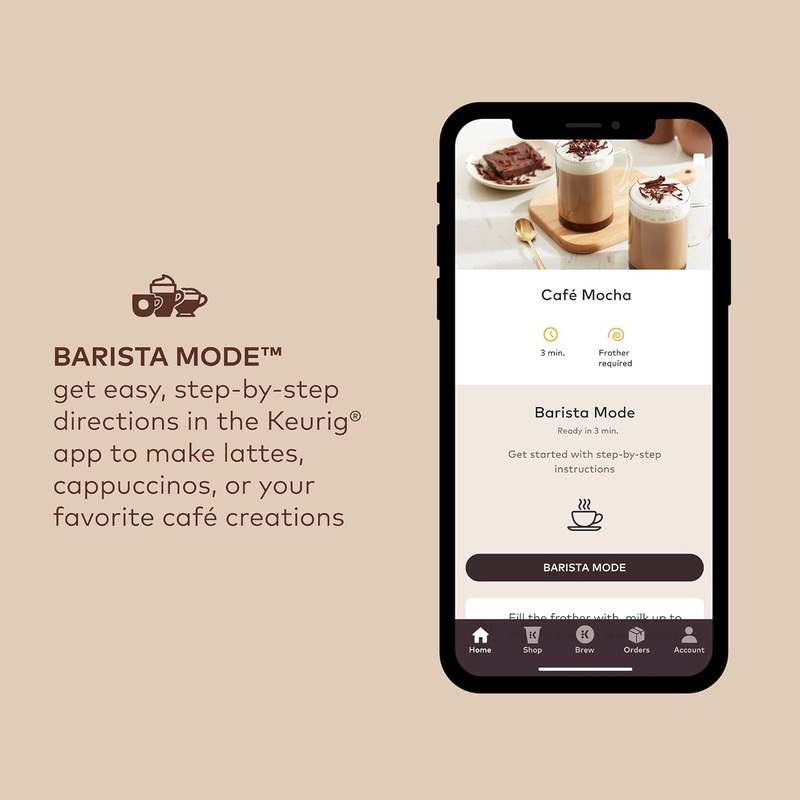 Keurig K - Cafe SMART Single Serve K - Cup Pod Coffee Maker (Black) - Kidsy