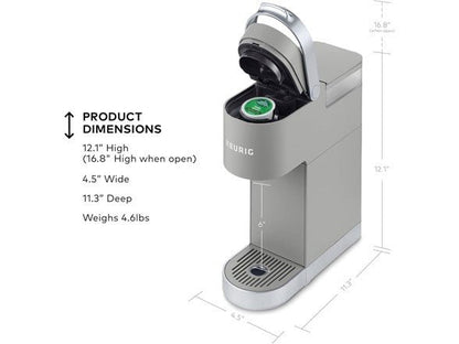 Keurig K - Mini Plus Single - Serve Coffee Maker (Studio Gray) - Kidsy