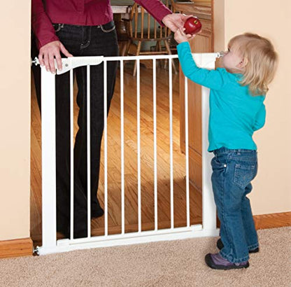 KidCo Gateway Baby Pressure Gate (37W x 37H) (White) - Kidsy