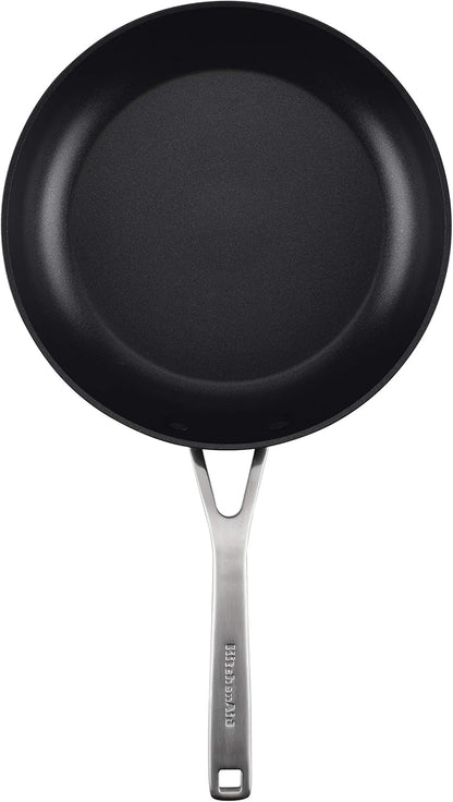 KitchenAid Hard Anodized Induction Nonstick Fry Pan Skillet with Lid 10 Inch (Matte Black) - Kidsy