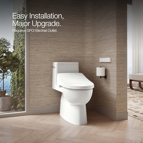 Kohler PureWash E815 Elongated Bidet Seat (White) - Kidsy