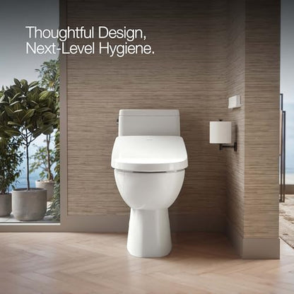 Kohler PureWash E815 Elongated Bidet Seat (White) - Kidsy