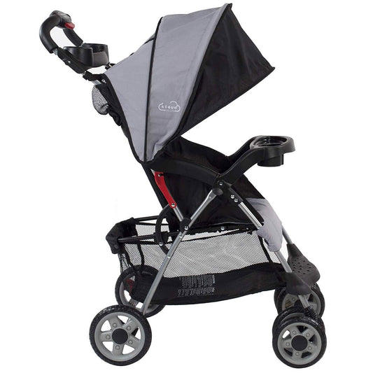 Kolcraft Cloud Plus Lightweight Stroller (Slate Grey) - Kidsy