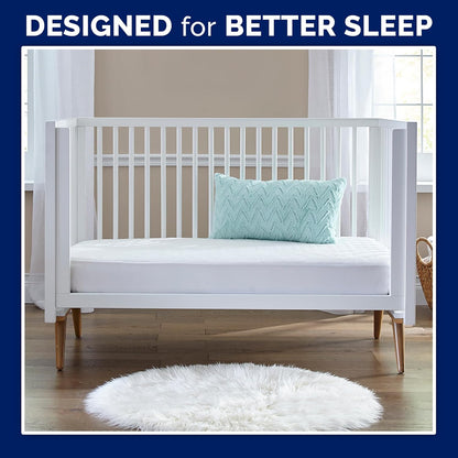 Kolcraft Fresh Start Polylite Mattress 5 - Inch (White) - Kidsy