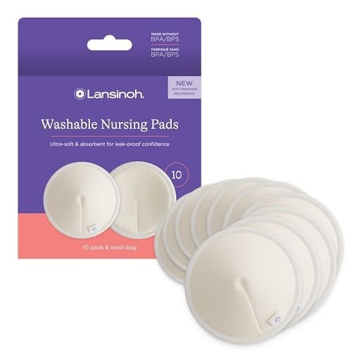 Lansinoh Washable Nursing Pads - 10 count - Kidsy