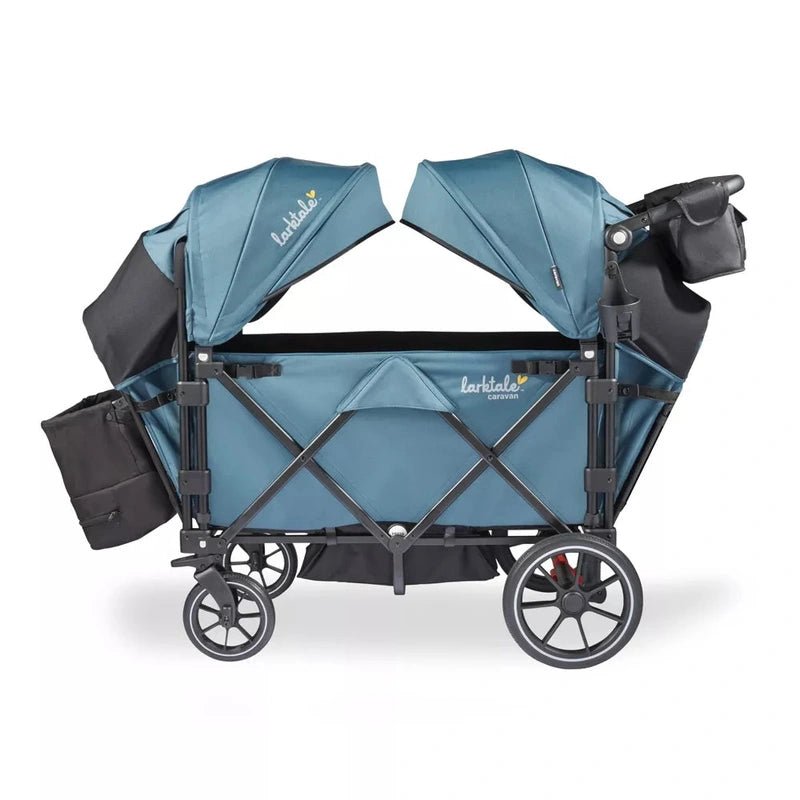 Larktale Caravan V3 Extra Capacity Stroller Wagon (Seaford Blue) - Kidsy
