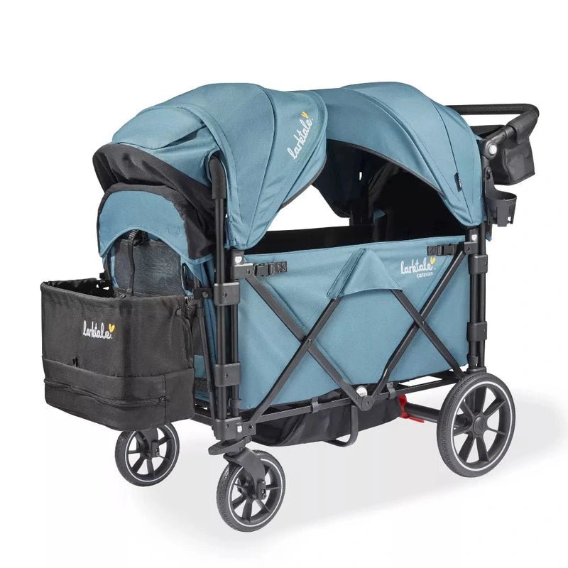 Larktale Caravan V3 Extra Capacity Stroller Wagon (Seaford Blue) - Kidsy
