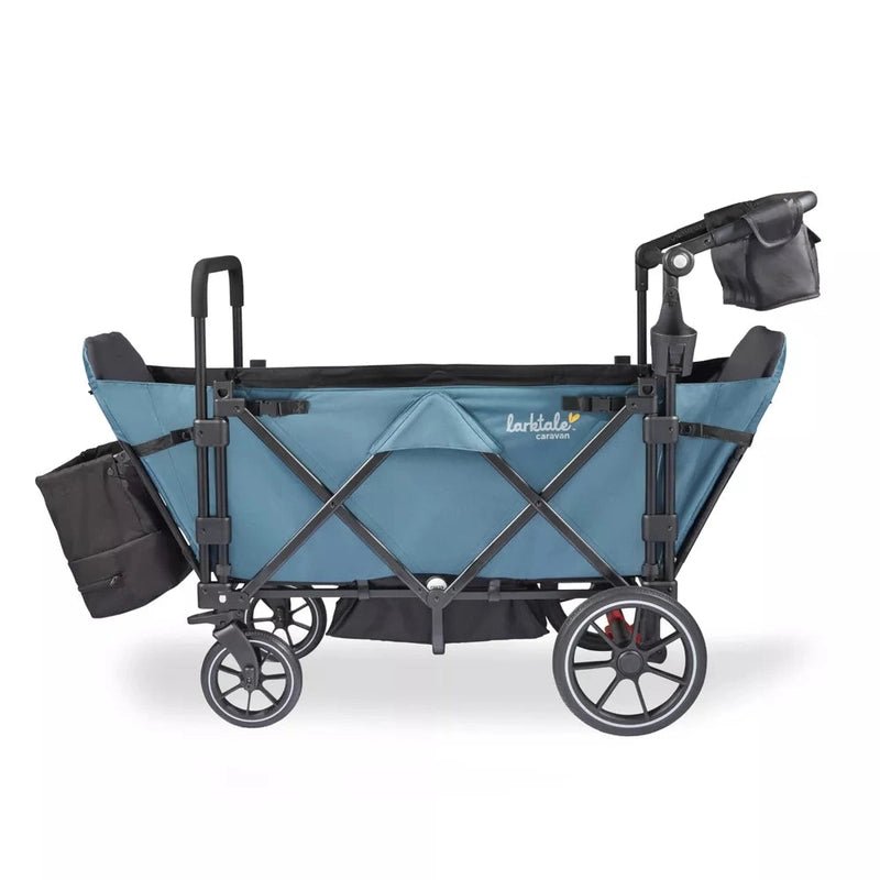 Larktale Caravan V3 Extra Capacity Stroller Wagon (Seaford Blue) - Kidsy