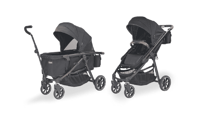 Larktale Crossover All - in - One Stroller and Wagon (Byron Black) - Kidsy