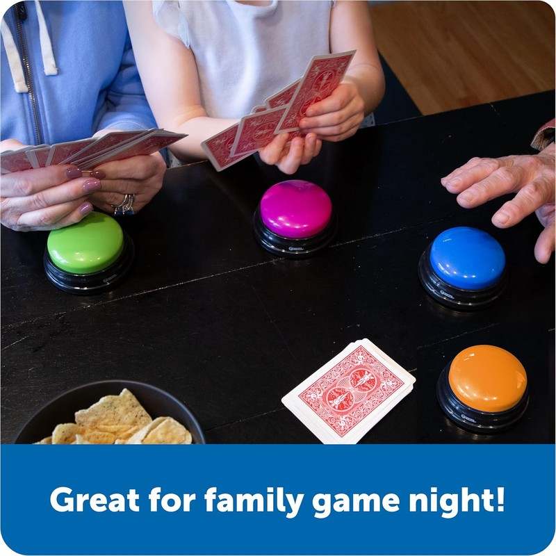 Learning Resources Answer Buzzers Set of 4 Ages 3+ Game Show Buzzers - Kidsy