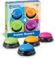 Learning Resources Answer Buzzers Set of 4 Ages 3+ Game Show Buzzers - Kidsy