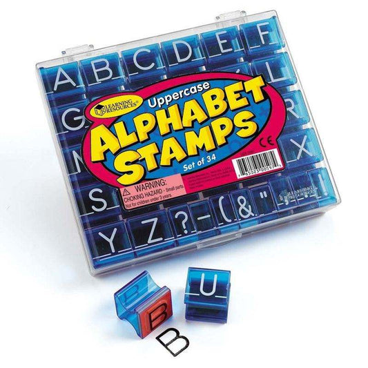 Learning Resources Uppercase Alphabet & Punctuation Stamps - Kidsy