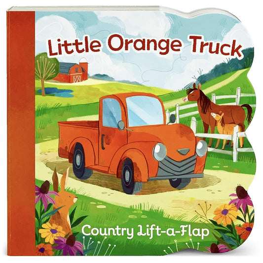 Little Orange Truck - Chunky Lift a Flap Board Book - Kidsy