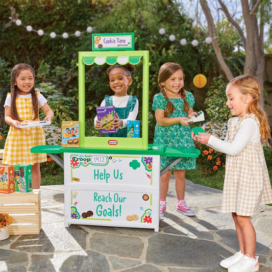 Little Tikes Girl Scout Cookie Booth Playset with 19 Accessories - Kidsy