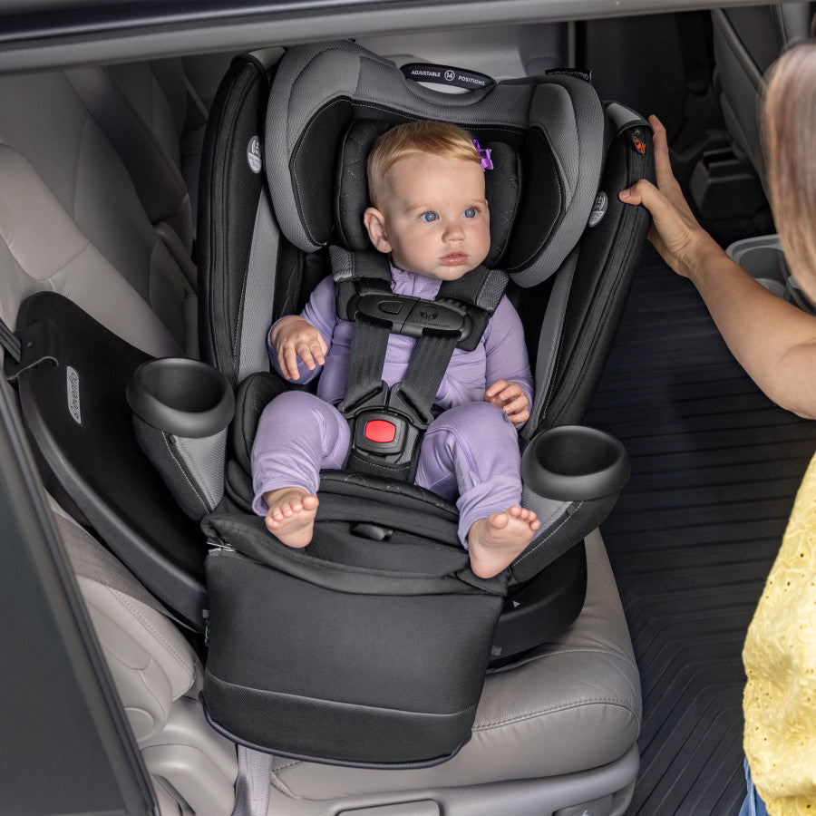 New Revolve360 Extend Rotational All-in-One Convertible Car Seat with Quick Clean Cover