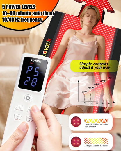 Lovank Red Light Therapy Panel for Minor Muscle Soreness and Joint Stiffness Relief - Kidsy