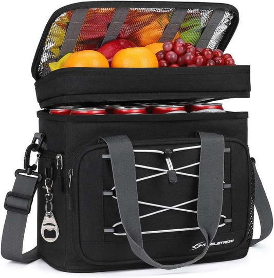 Maelstrom Collapsible Soft Cooler Bag (24 Can / Black) - Kidsy