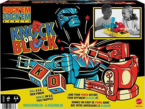 Mattel Games Rock ’Em Sock ’Em Robots Kids Game - Kidsy
