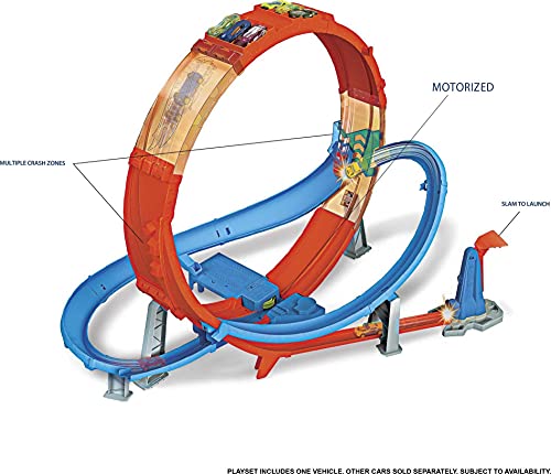 Mattel Hot Wheels Massive Loop Mayhem Track Set - Kidsy