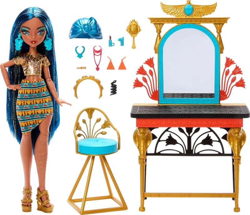 Mattel Monster High Self Scare Day Cleo De Nile Doll Set - Kidsy