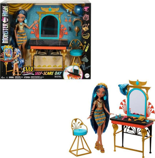 Mattel Monster High Self Scare Day Cleo De Nile Doll Set - Kidsy