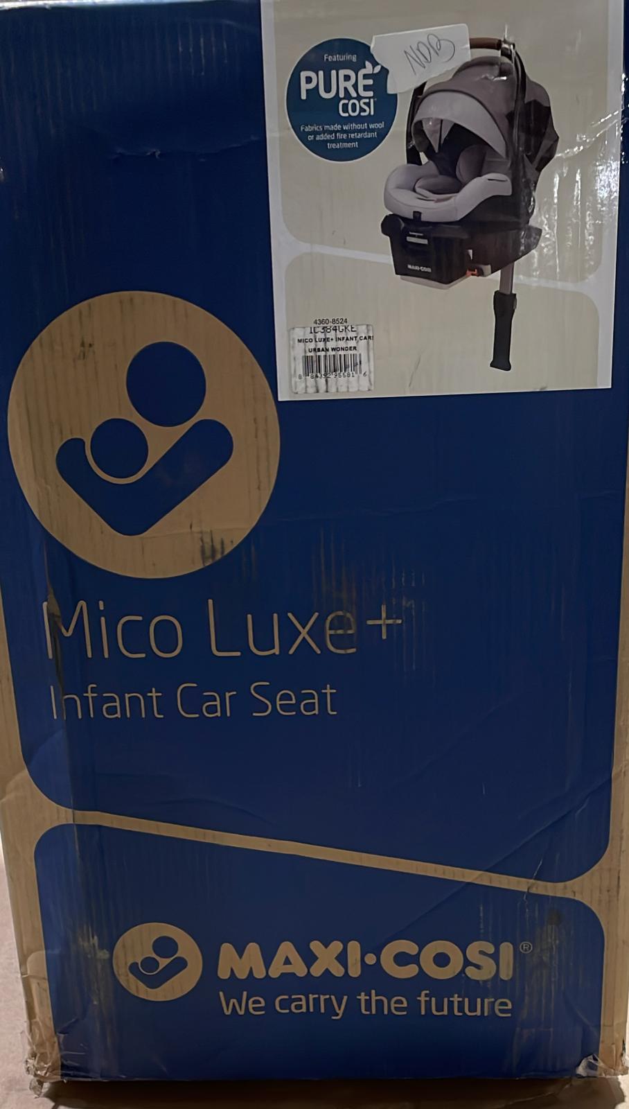 New Maxi-Cosi's Mico Luxe+ Baby Car Seat (Urban Wonder)