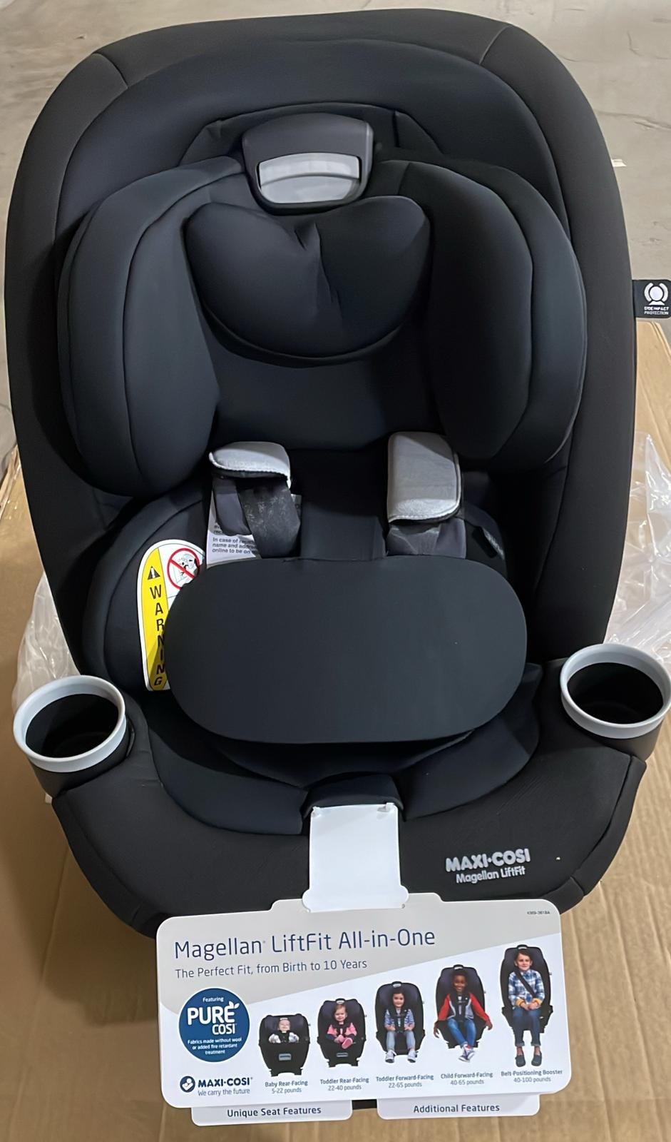 New Maxi-Cosi Magellan LiftFit All-in-One Convertible Car Seat (Essential Black)