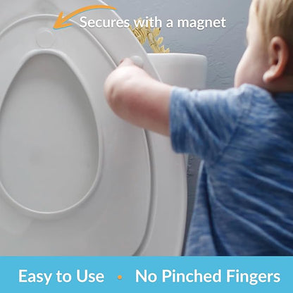 Mayfair NextStep Toilet Seat with Built - In Potty Seat (White) - Kidsy