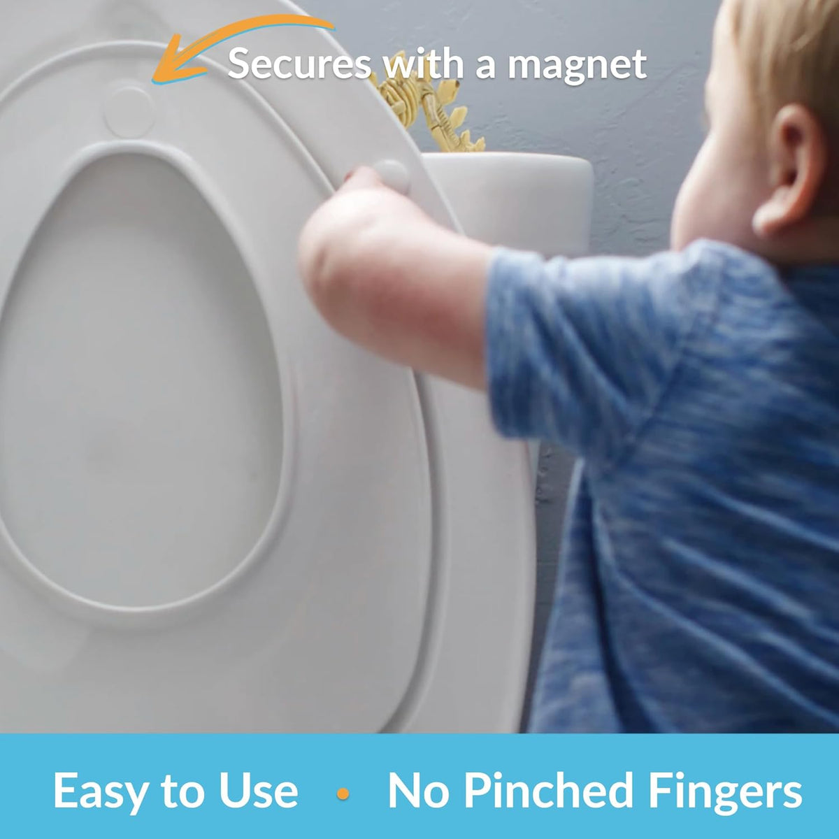 Mayfair NextStep2 Toilet Seat with Built - In Potty Training Seat (Round, White) - Kidsy