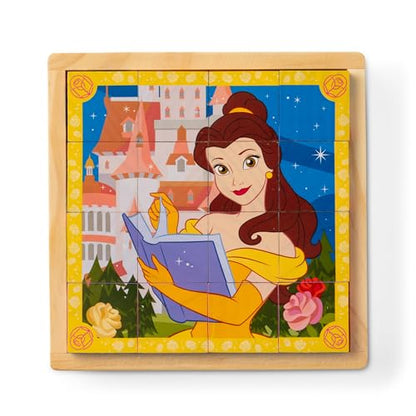 Melissa & Doug Disney Princess Wooden Cube Puzzle Blocks - Kidsy